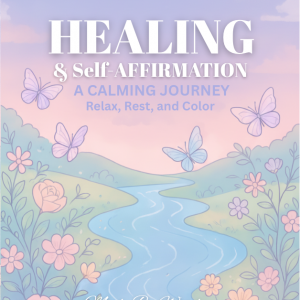 Healing & Self-Affirmation Woman Coloring Book